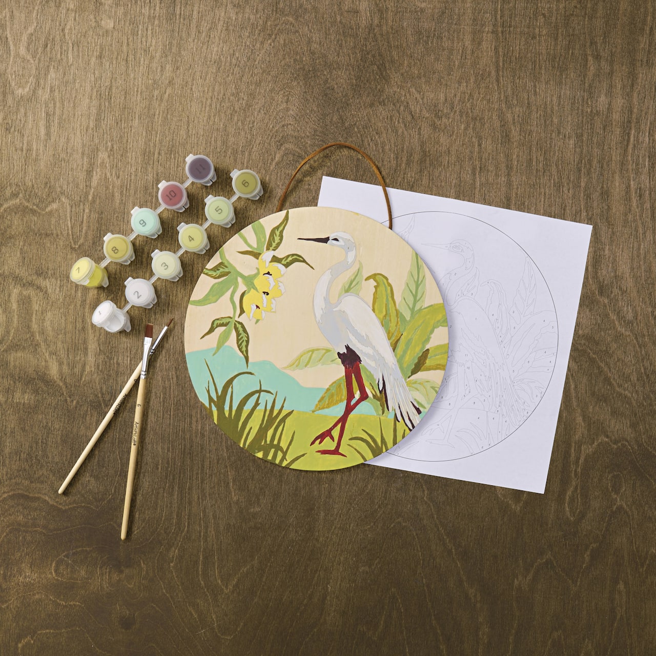 8" Paint-by-Number Plywood Surface Kit by Artist's Loft®